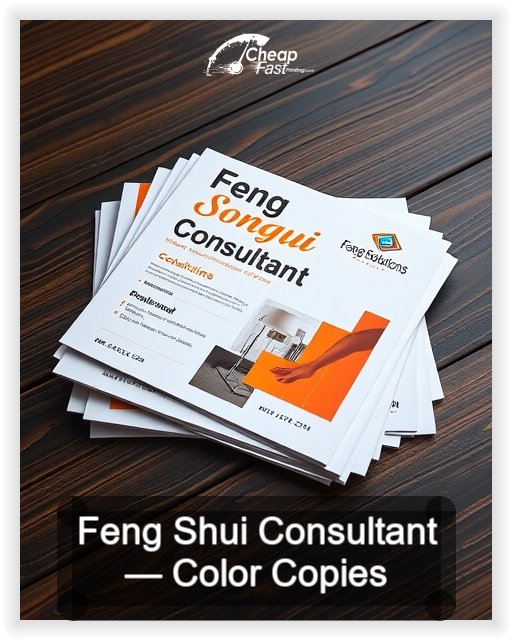 Feng Shui Consultant business card design sample