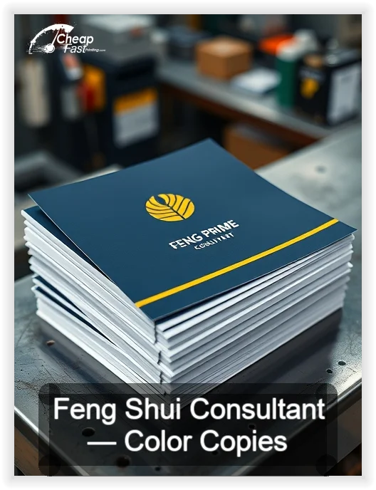 Feng Shui Consultant business card design sample