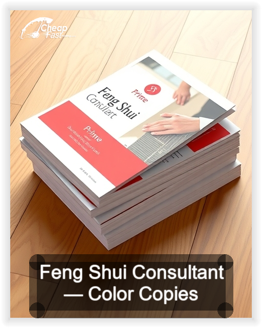 Feng Shui Consultant business card design sample