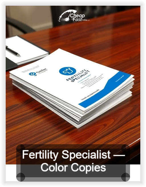 Fertility Specialist business card design sample