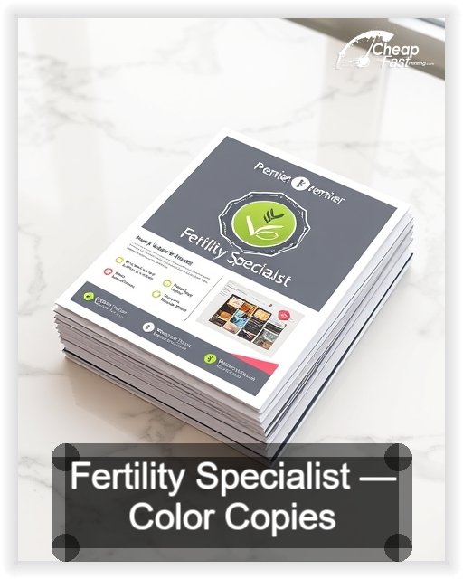 Fertility Specialist business card design sample