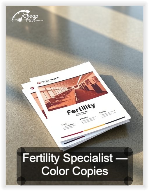 Fertility Specialist business card design sample