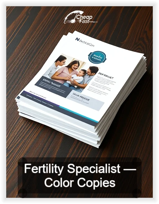 Fertility Specialist business card design sample