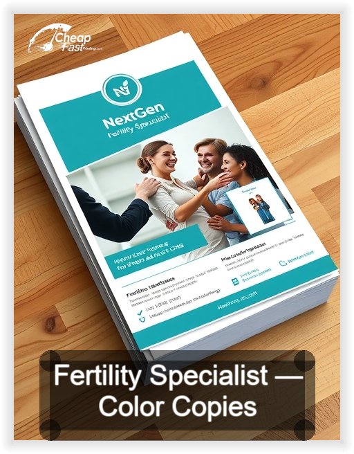 Fertility Specialist business card design sample