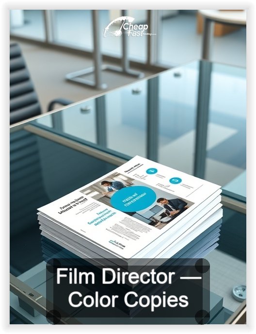 Film Director business card design sample