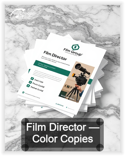 Film Director business card design sample