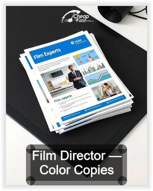 Film Director business card design sample