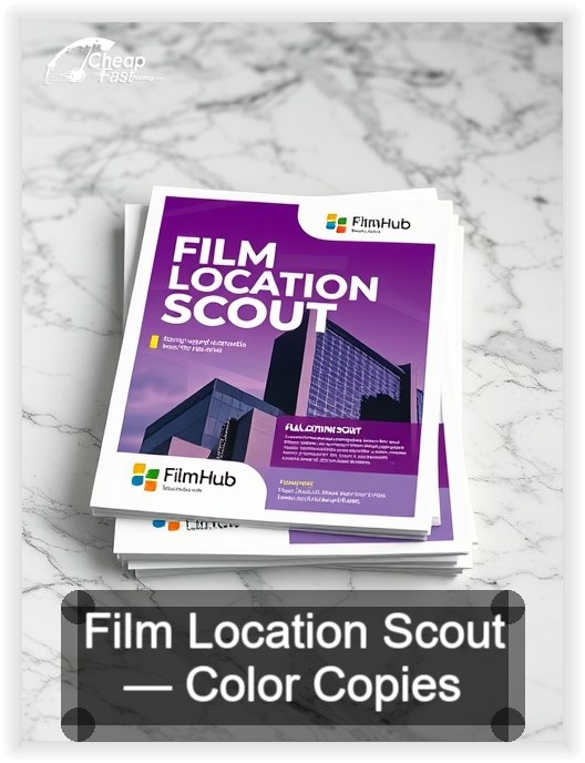 Film Location Scout business card design sample