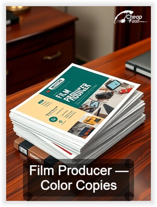 Film Producer business card design sample
