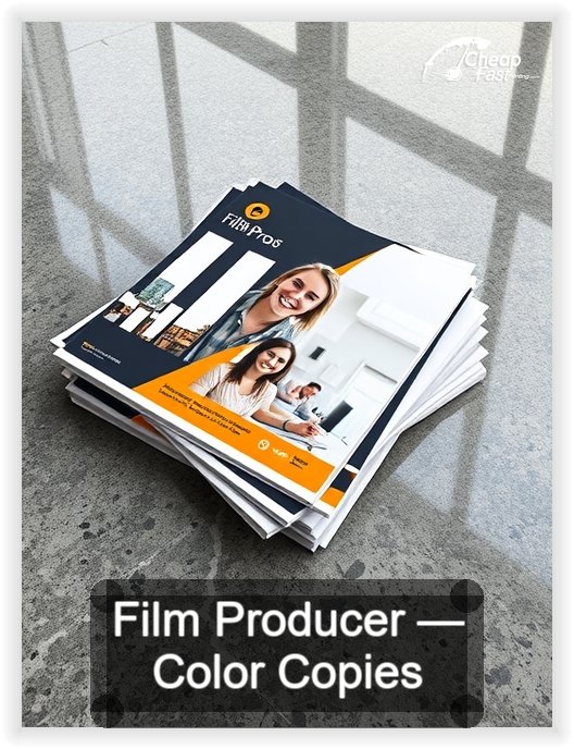Film Producer business card design sample