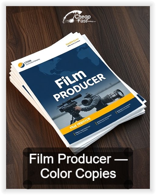 Film Producer business card design sample