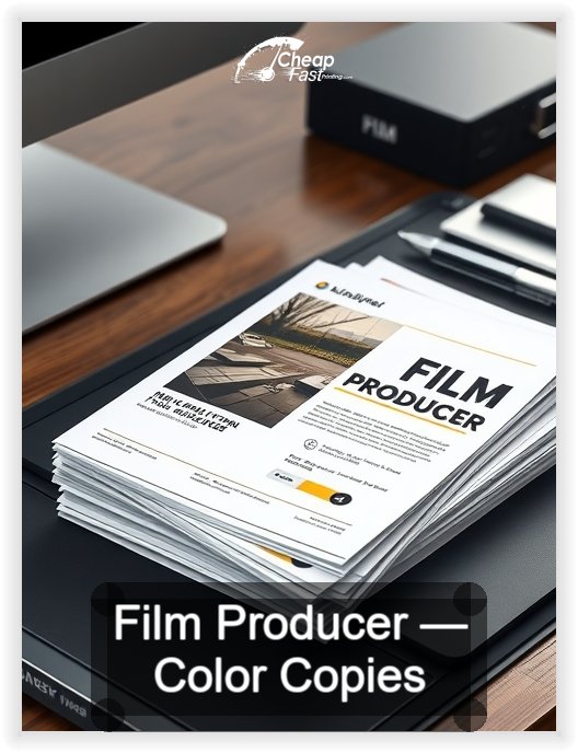 Film Producer business card design sample