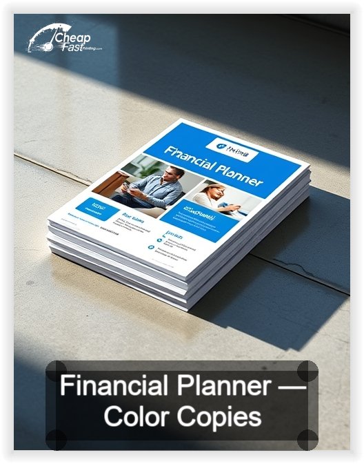 Financial Planner business card design sample