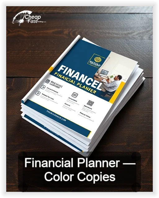 Financial Planner business card design sample