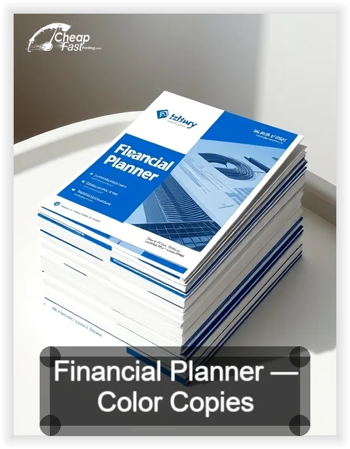 Financial Planner business card design sample