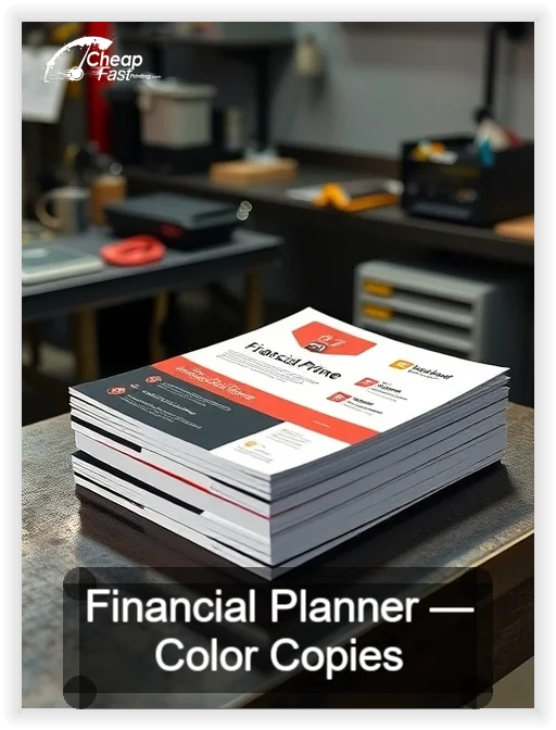 Financial Planner business card design sample