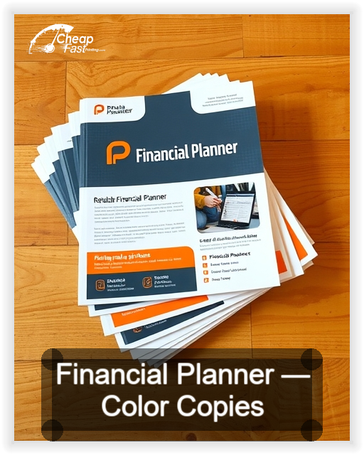 Financial Planner business card design sample