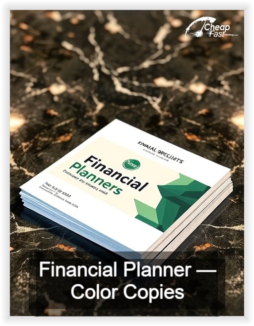 Financial Planner business card design sample