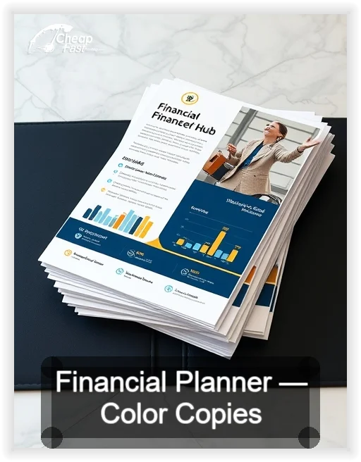 Financial Planner business card design sample