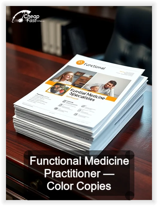 Functional Medicine Practitioner business card design sample