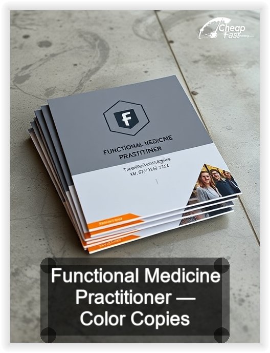 Functional Medicine Practitioner business card design sample