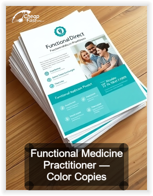 Functional Medicine Practitioner business card design sample