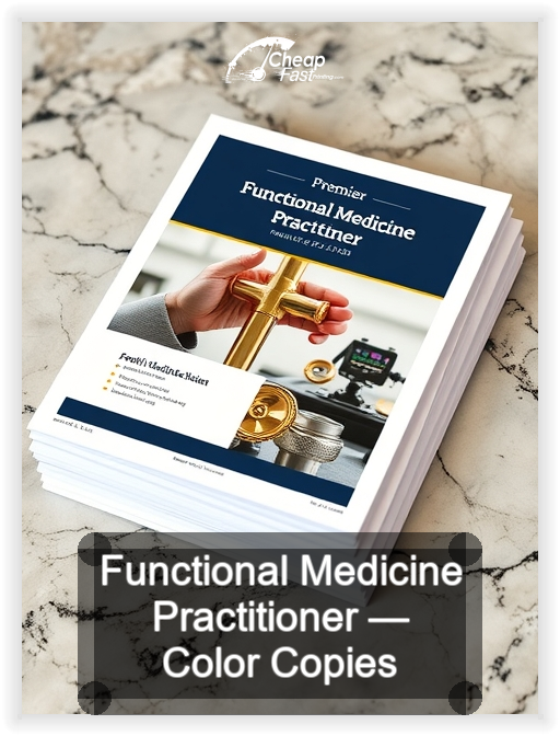 Functional Medicine Practitioner business card design sample