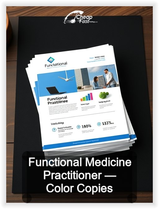 Functional Medicine Practitioner business card design sample
