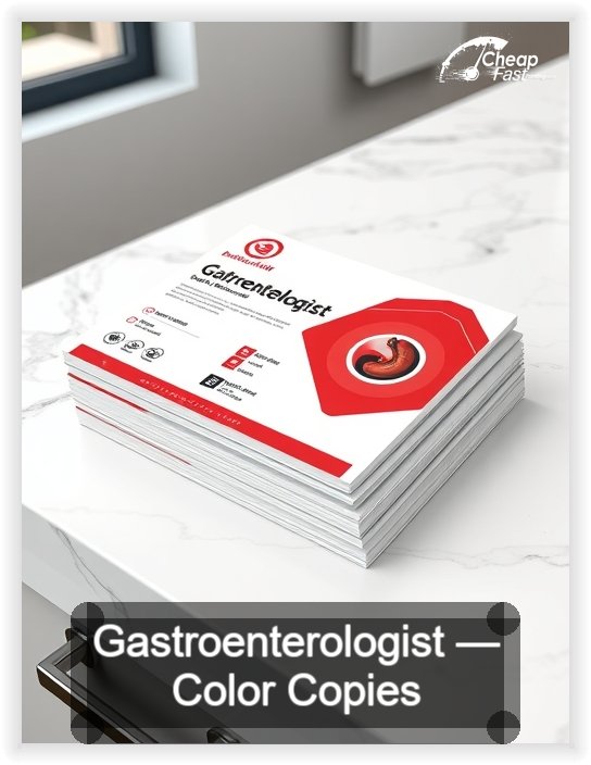 Gastroenterologist business card design sample