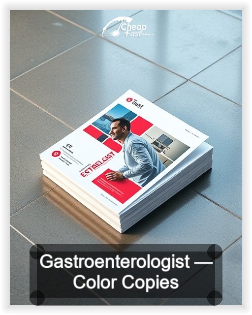 Gastroenterologist business card design sample