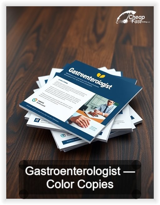 Gastroenterologist business card design sample