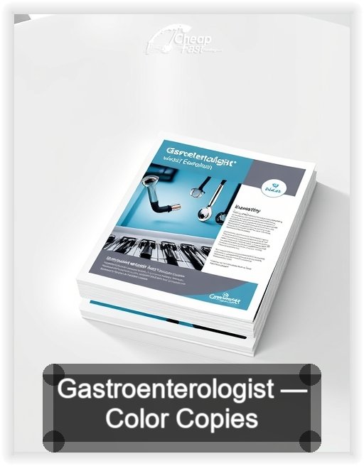 Gastroenterologist business card design sample