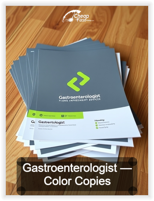 Gastroenterologist business card design sample