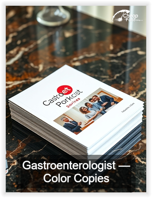 Gastroenterologist business card design sample