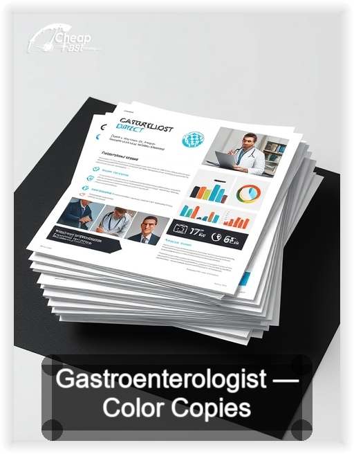 Gastroenterologist business card design sample