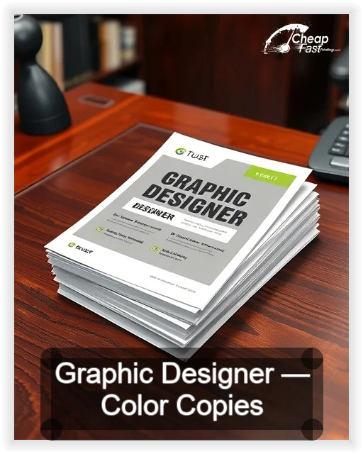 Graphic Designer business card design sample