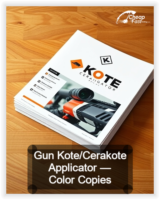 Gun Kote Cerakote Applicator business card design sample