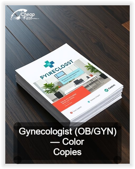 Gynecologist Ob Gyn business card design sample