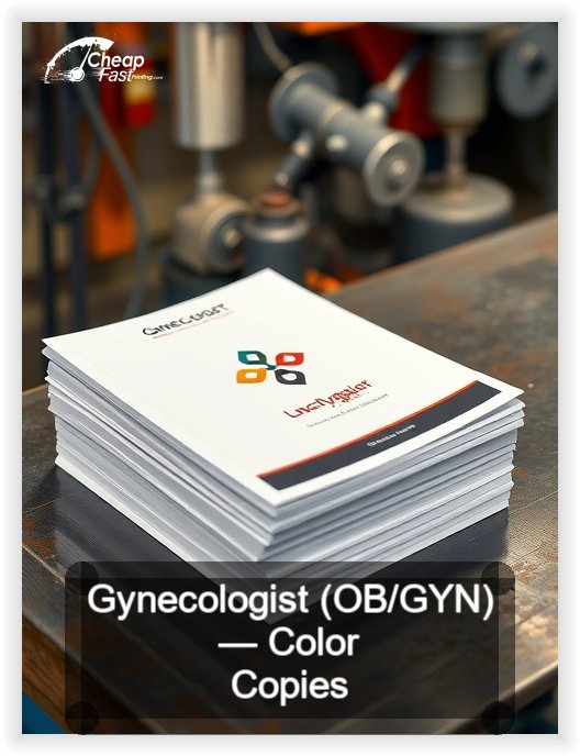 Gynecologist Ob Gyn business card design sample