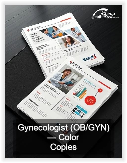 Gynecologist Ob Gyn business card design sample