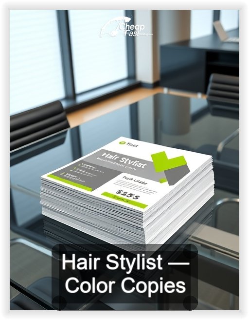Hair Stylist business card design sample