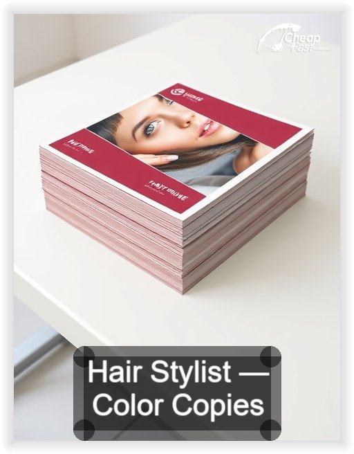 Hair Stylist business card design sample