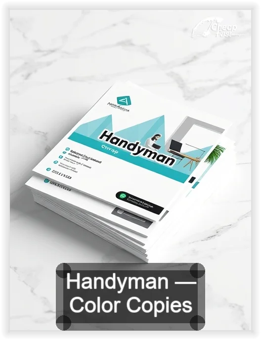 Handyman business card design sample