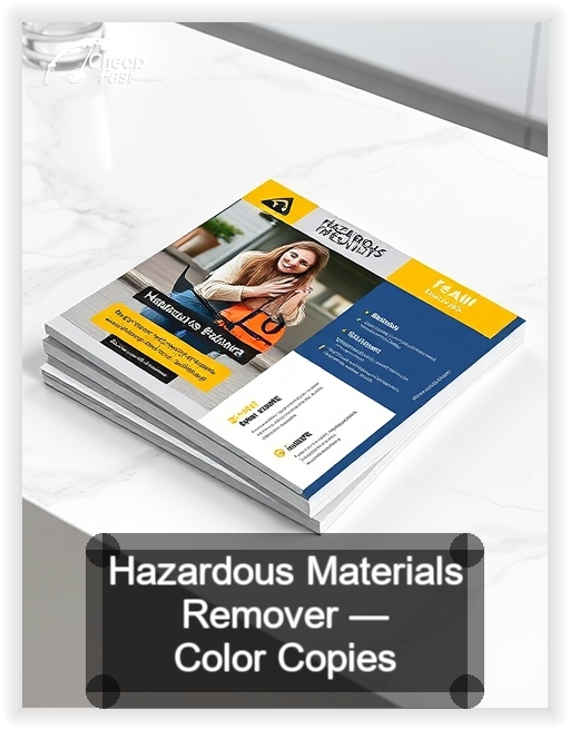 Hazardous Materials Remover business card design sample