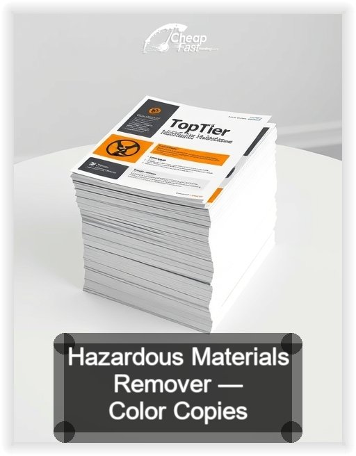Hazardous Materials Remover business card design sample