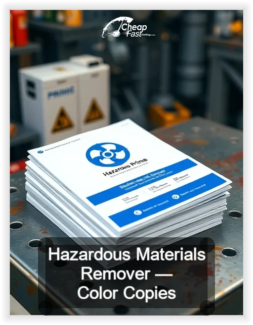 Hazardous Materials Remover business card design sample