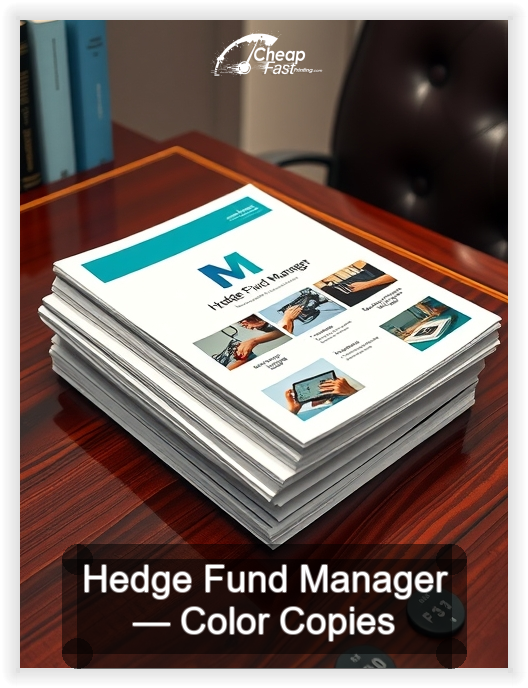Hedge Fund Manager business card design sample