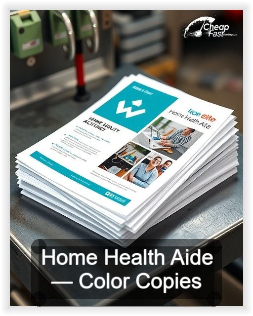 Home Health Aide business card design sample