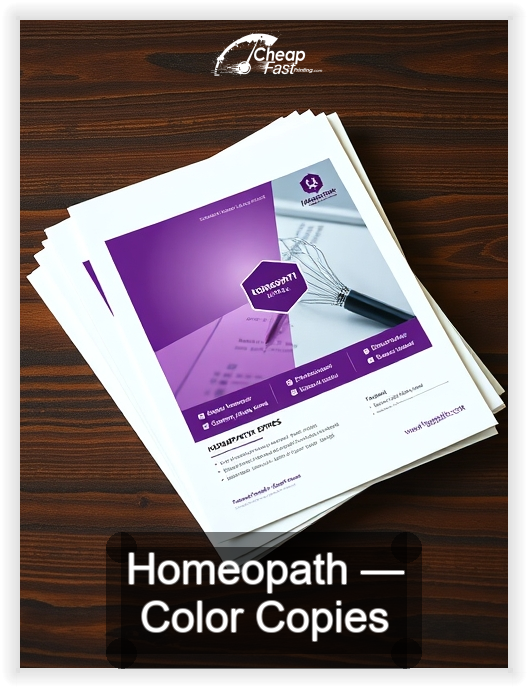 Homeopath business card design sample
