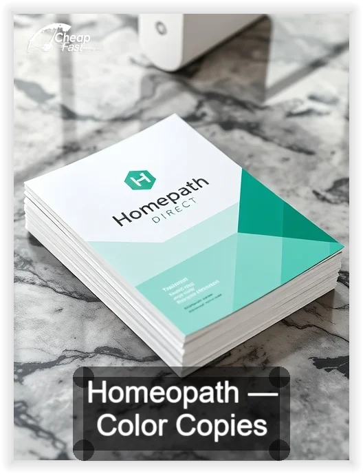 Homeopath business card design sample